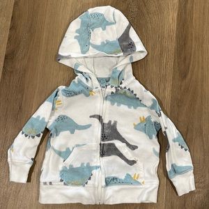 5‎ for $20 🌟 Baby Dino light-weight sweatshirt with hood (3months)
